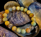 Serenity Flow Amazonite Bracelet – 10mm Matte Reiki-Infused Calm & Communication Stone (Medium Fit)
