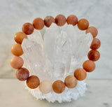 Blush Ember Pink Aventurine Bracelet – 10mm Matte Reiki-Infused Energy Bracelet (Medium Fit)