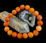 Blush Ember Pink Aventurine Bracelet – 10mm Matte Reiki-Infused Energy Bracelet (Medium Fit)