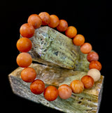 Blush Ember Pink Aventurine Bracelet – 10mm Matte Reiki-Infused Energy Bracelet (Medium Fit)