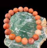 Blush Ember Pink Aventurine Bracelet – 10mm Matte Reiki-Infused Energy Bracelet (Medium Fit)
