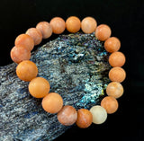 Blush Ember Pink Aventurine Bracelet – 10mm Matte Reiki-Infused Energy Bracelet (Medium Fit)