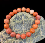 Blush Ember Pink Aventurine Bracelet – 10mm Matte Reiki-Infused Energy Bracelet (Medium Fit)