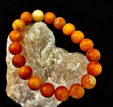 Blush Ember Pink Aventurine Bracelet – 10mm Matte Reiki-Infused Energy Bracelet (Medium Fit)