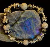 Calm & Comfort Pain Relief Bracelet – Howlite, Hematite & Terahertz