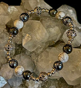 Calm & Comfort Pain Relief Bracelet – Howlite, Hematite & Terahertz