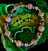Calm & Comfort Pain Relief Bracelet – Howlite, Hematite & Terahertz