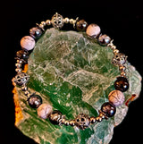 Calm & Comfort Pain Relief Bracelet – Howlite, Hematite & Terahertz