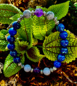 Clear Mind Mental Clarity Bracelet – Howlite, Lapis & Amethyst