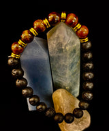 🖤🔥 Strength & Focus Men’s Lava Stone Bracelet – Choose Your Stone