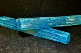 Blue Selenite Charging Stick (6”) – Dyed Raw Crystal Wand for Energy Cleansing, Protection & Spiritual Clarity