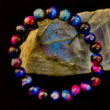 Galaxy Tiger Eye Bracelet – Energy, Confidence & Protection | Medium & Large Wrist Fit