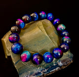 Galaxy Tiger Eye Bracelet – Energy, Confidence & Protection | Medium & Large Wrist Fit