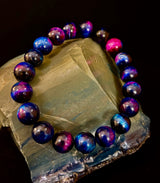 Galaxy Tiger Eye Bracelet – Energy, Confidence & Protection | Medium & Large Wrist Fit
