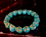 Turquoise Skull Energy Bracelet 💀💙