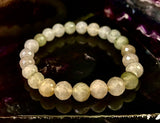 Harmony & Prosperity Xiuyan Jade Bracelet – 8mm Polyhedral Serpentine Gemstone