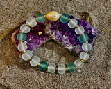 Ocean Pearl Sea Glass Bracelet