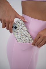 I Am Glowing Pink Blossom Quick Dry Butter Legging - treasures-4-u-2-day