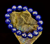 Disco Blue Agate Bracelet