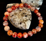 Ignite Within - Fire Quartz (Hematoid Quartz) Bracelet