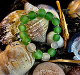 🌊 African Sea Glass Collection - Handcrafted African Fused Glass Bracelets