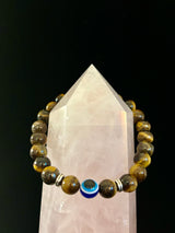 Evil Eye Style Beaded Bracelets – Handmade Natural Stone Protection