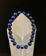 Evil Eye Style Beaded Bracelets – Handmade Natural Stone Protection