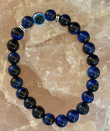 Evil Eye Style Beaded Bracelets – Handmade Natural Stone Protection