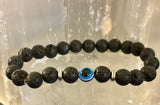 Evil Eye Style Beaded Bracelets – Handmade Natural Stone Protection
