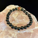 Crowned Energy Protection Bracelet – 8mm Natural Stone Beads (Multiple Colors Available) - treasures-4-u-2-day