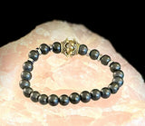 Crowned Energy Protection Bracelet – 8mm Natural Stone Beads (Multiple Colors Available) - treasures-4-u-2-day
