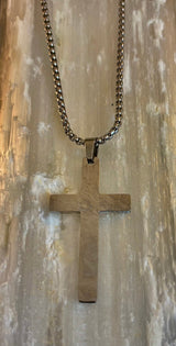 Stainless Steel Cross Necklace – A Symbol of Strength, Balance & Self-Expression - treasures-4-u-2-day