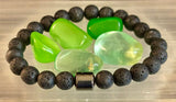Earth Energy Collection – 6 Choices - Natural Stone & Magnetic Bead Bracelets for Medium to Large Wrists - treasures-4-u-2-day