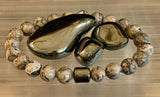 Earth Energy Collection – 6 Choices - Natural Stone & Magnetic Bead Bracelets for Medium to Large Wrists - treasures-4-u-2-day