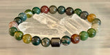 Earth Energy Collection – 6 Choices - Natural Stone & Magnetic Bead Bracelets for Medium to Large Wrists - treasures-4-u-2-day