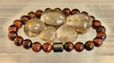 Earth Energy Collection – 6 Choices - Natural Stone & Magnetic Bead Bracelets for Medium to Large Wrists - treasures-4-u-2-day