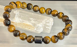 Earth Energy Collection – 6 Choices - Natural Stone & Magnetic Bead Bracelets for Medium to Large Wrists - treasures-4-u-2-day