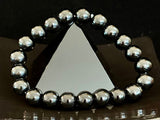 Black Obsidian Beaded Bracelet – Grounding, Protection & Inner Peace