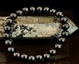 Black Obsidian Beaded Bracelet – Grounding, Protection & Inner Peace