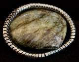 🐍 Snake Bone Style Hematite Bracelet – Bold & Modern Power Piece - treasures-4-u-2-day