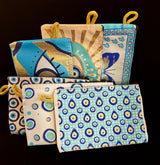 Handmade Turkish Evil Eye Coin Purse | 4x6 Fabric Pouch for Protection & Style - treasures-4-u-2-day
