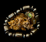 Power Play Bracelet | Geometric Healing Stone for Strength & Style (Large Wrists)