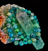 Green Dragon Vein Agate Beaded Bracelet – Natural Stone Jewelry (8mm/10mm) - treasures-4-u-2-day