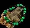 Deep Green Malachite and Black Onyx (7.5