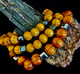 Coconut Palm Wood Bracelet – XL Fit | Handmade in Puerto Vallarta | Natural Wood Bead Bracelet