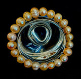 Champagne Freshwater Pearl Bracelet – 9mm Pearl Stretch Bracelet