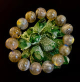 Moonlit Path: Silver Flash Labradorite Bracelet - Reiki Infused (3 Amazing Bead Sizes)