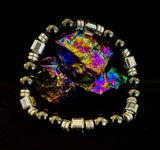 Midnight Shield Obsidian Bracelet – One of a Kind | Puerto Vallarta Artisan Piece