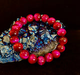 Pink Tiger Eye Power Bracelet – Confidence, Passion & Bold Energy | Reiki-Infused Gemstone Bracelet (8mm & 10mm)