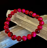 Pink Tiger Eye Power Bracelet – Confidence, Passion & Bold Energy | Reiki-Infused Gemstone Bracelet (8mm & 10mm)